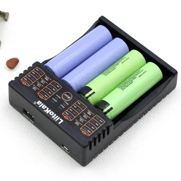 Liitokala USB charger for AA/AAA 18650 26650 10440 14500 16340 25500 NiMH lithium battery