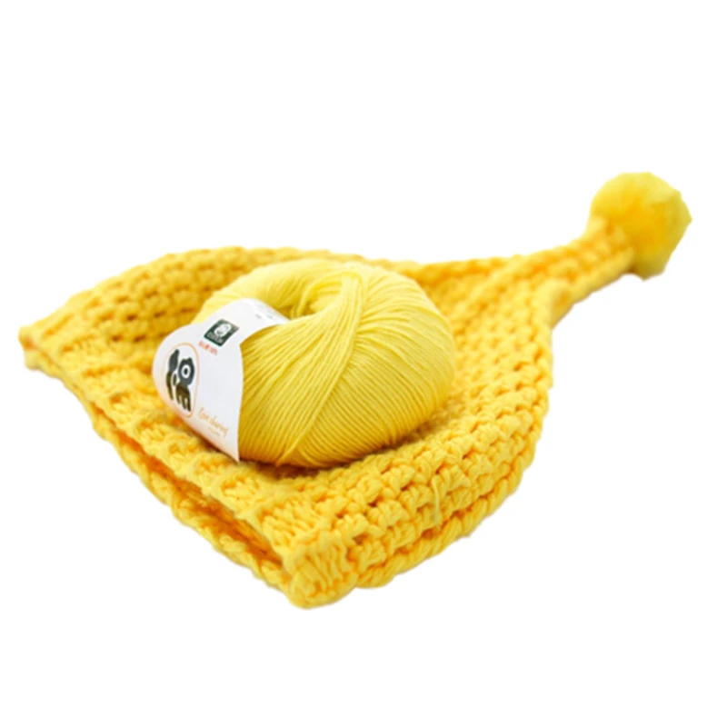 
Amazon top sale 8ply baby cotton knitting yarn for sweaters hats and scarves 