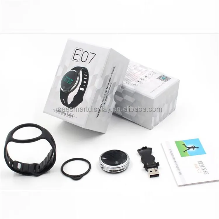 
Smart Wristband E07 With Pedometer Fitness Swimming Bracelet e07 Waterproof Smart Bracelet Tracker 