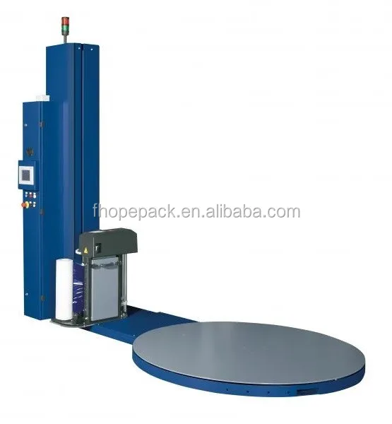 
automatic pallet stretch film wrapping machine and wrapper 