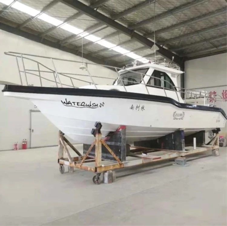 Waterwish 36 Feet Fishing Boat Fast Yacht Fiberglass Luxury Boat