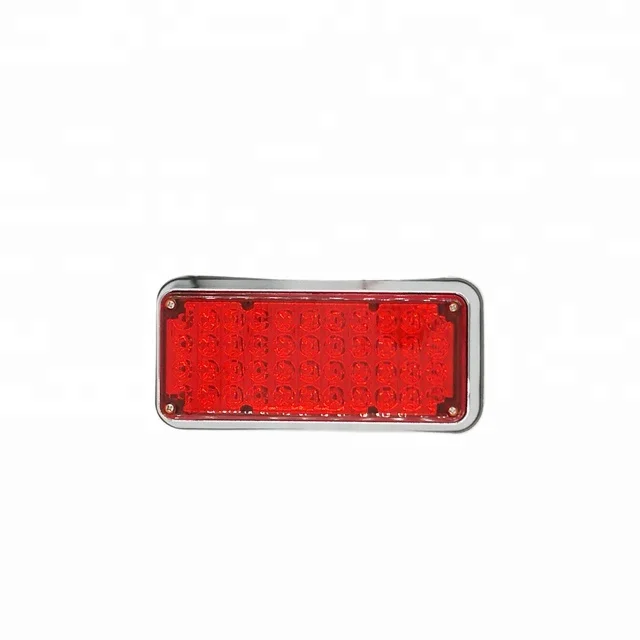 High Quality 7 X 3 Emergency Warning Grille Surface mount Hazard Light Low Profile Strobe Perimeter Red Led ambulance Light