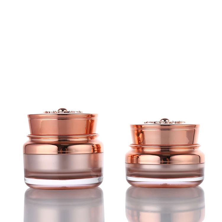 Exquisite Beautiful Acrylic Cream 30ml Cosmetic Clear Mini Plastic Jar