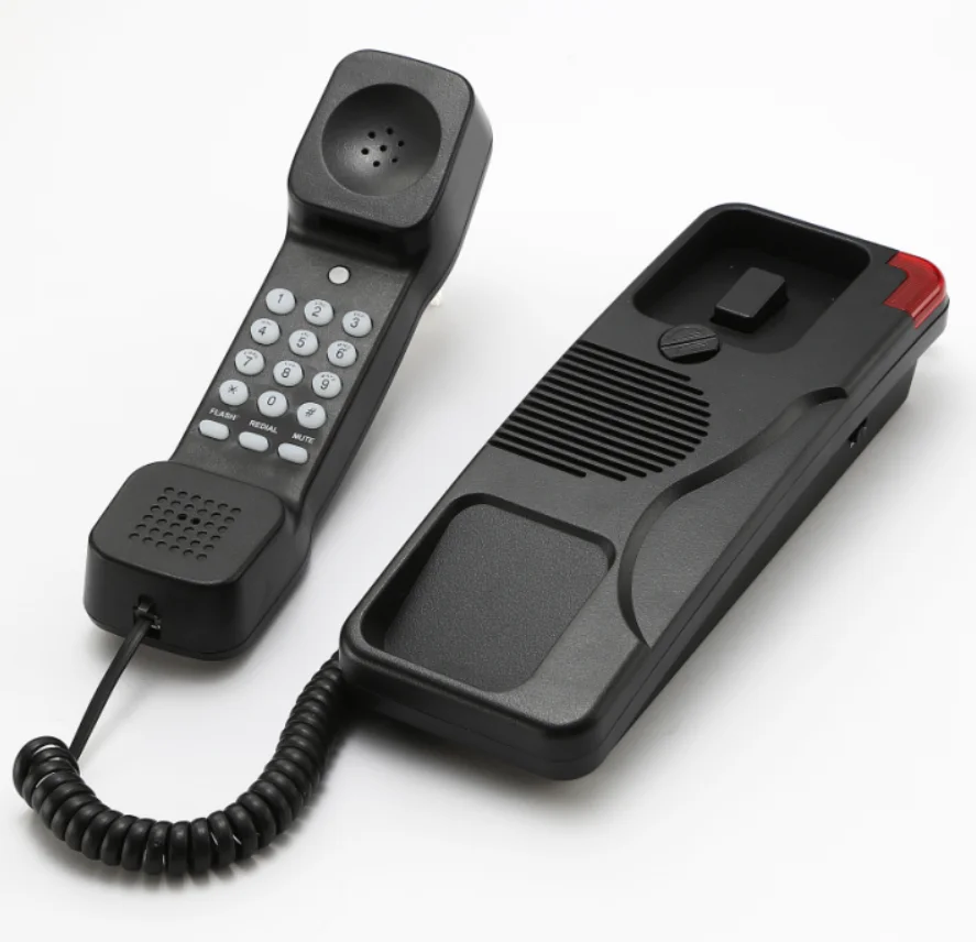 Настенный телефон для ванной и отеля с водонепроницаемым и влагостойким покрытием