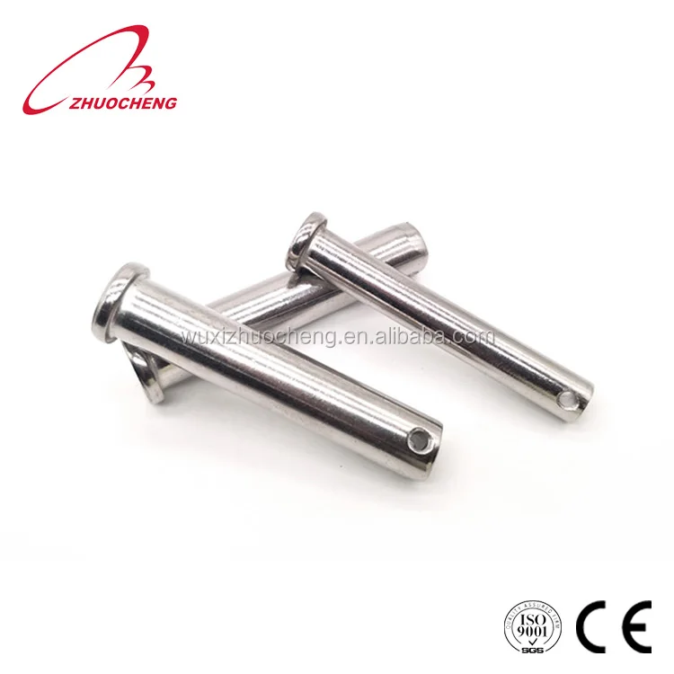 stainless steel round head clevis pin with hole