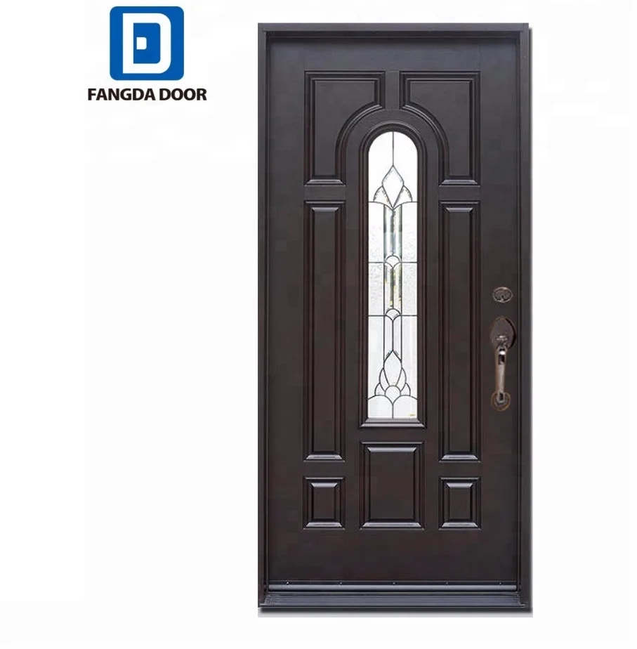 Fangda china supplier high quality custom front entry doors