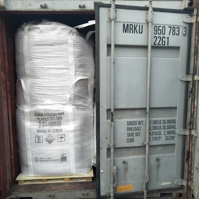 Quality Assurance sodium hydrosulfide 70% flakes
