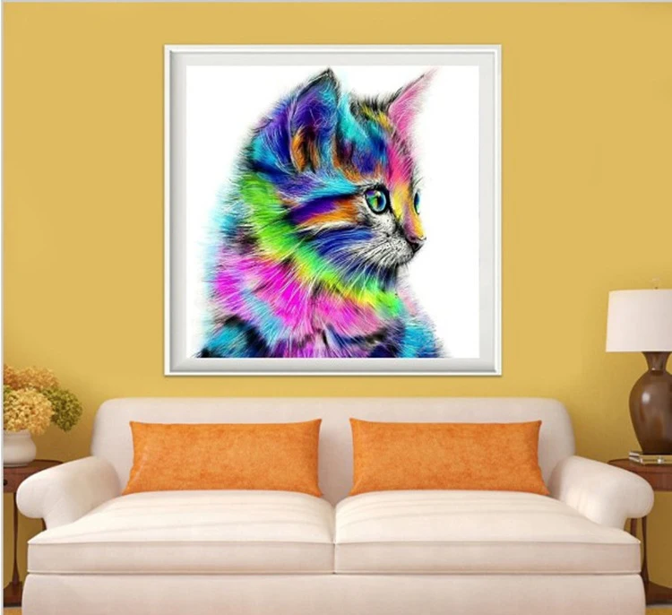 
Dropshipping Factory Direct Diamond Painting Cat aliexpress Amazon Hot-selling Cross-border E-commerce Hot-selling Explosion 