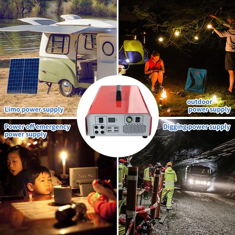 500W Portable Smart Solar Kits Sun Power for Home Use