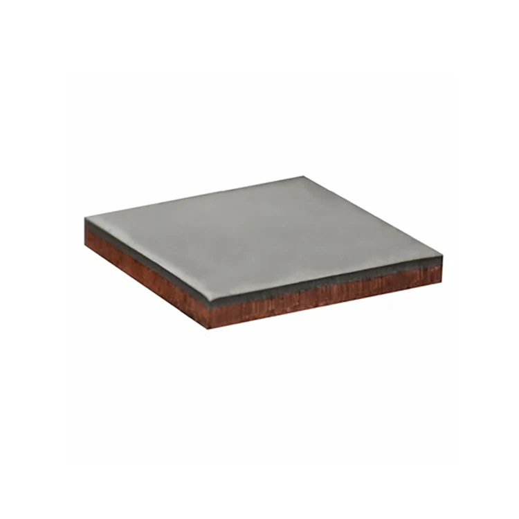 Взрывной сварки облицовка биметаллический плиты взрыв Алюминевая лист нержавеющей стали