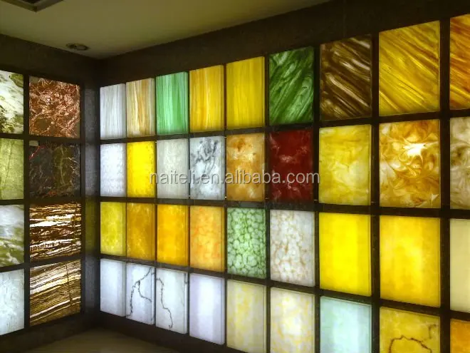 Decorative Translucent Thermoplastic Plastic Panels for Walls