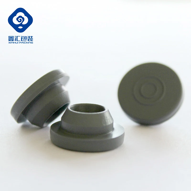 
20mm pharmaceutical grey butyl rubber stopper for infusion bottle 