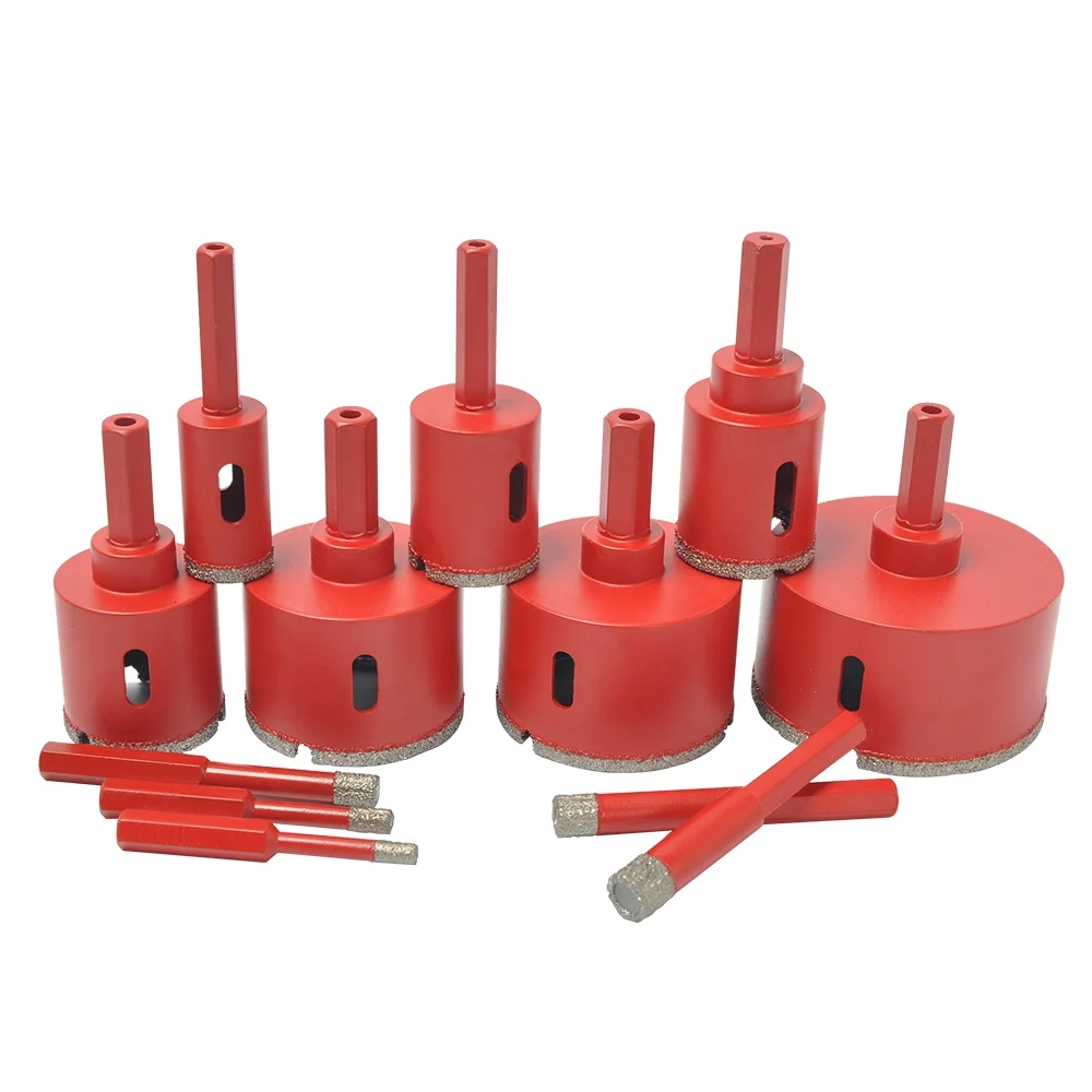 Профессиональная алмазная пила для отверстий по индивидуальному заказу, набор сверл для плитки для сверлильного станка