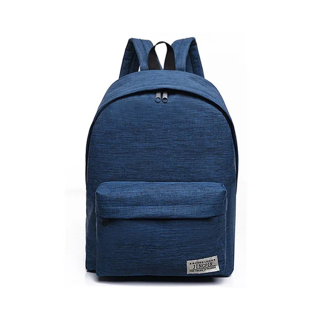 Hot Sale Pure Color School Bag Cheap School Backpack For Student
