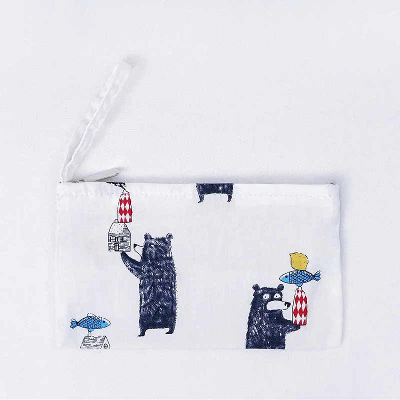 
Summer fresh outdoor shopping change canvas bag 