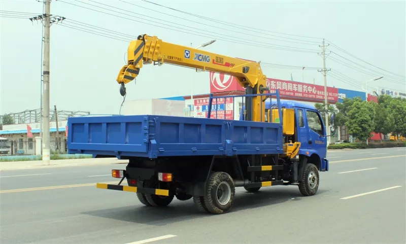 Forland dump truck with crane/remote control crane truck/truck crane palfinger