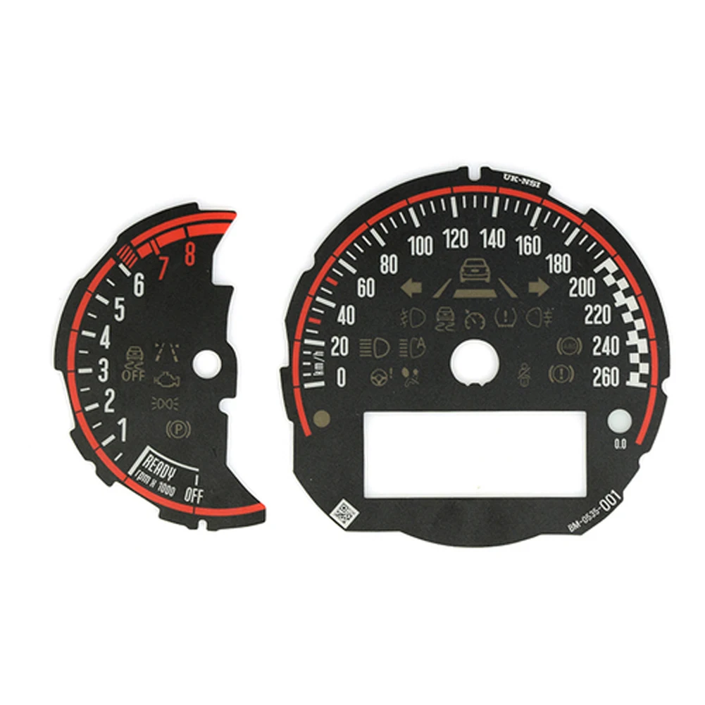 Instrument Cluster Sticker Speedometer Speedo Tachometer