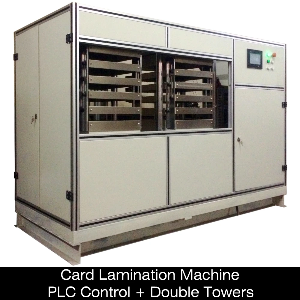 plastic PVC card laminating machine