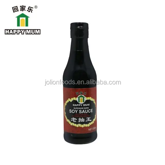 Азиатские продукты BRC Халяльные стеклянные бутылки 150 мл темный соевый соус бренды