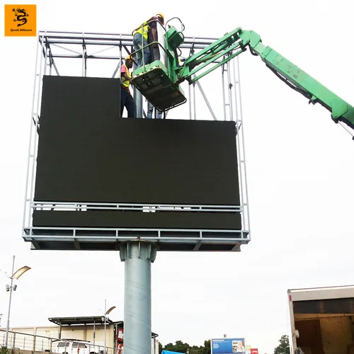 Top sale high quality outdoor street unipole billboard construction company