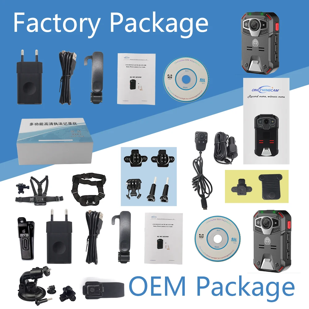 
Z13 Add Walkie talkie 128GB Wifi GPS Police body worn cameras from china with management software low price 