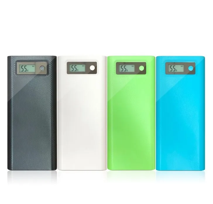 NEW Power Bank 2 Ports 8x18650 DIY Portable Battery Power Bank Shell Case high capacity powerbanks