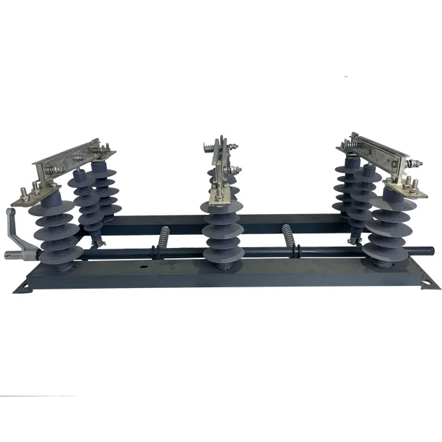 High Voltage Disconnectors Single Phase and 3 Phase Disconnector Switch 20a 400 V Ac Cabinet Mount Air Load Brake Switch 24kv