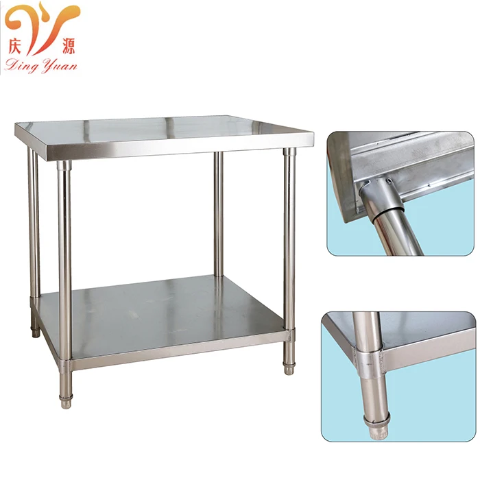 Горячая распродажа! Commercial сборки нержавеющая сталь Рабочий стол кухни ресторана верстак QY-W04
