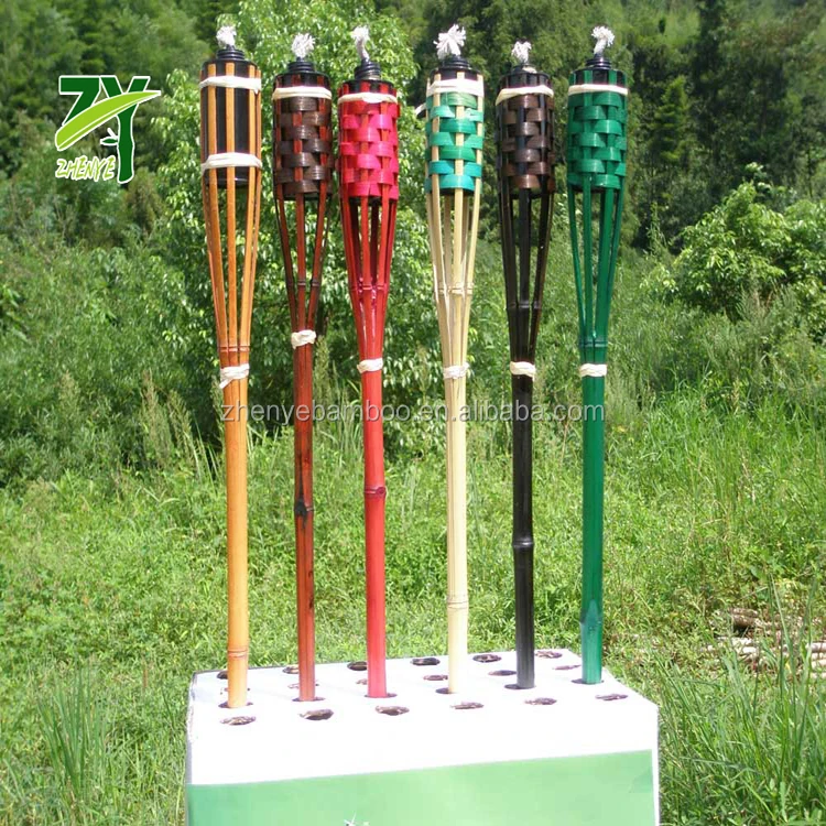 
ZYT-101 Bamboo Torch with Iron Tank for Garden Backyard Balcony at Factory Low Price ! 