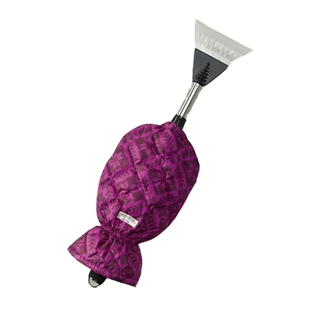 2018 hot selling car ice scraper glove/window ice scraper glove/snow scraper with mitt