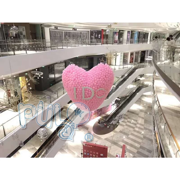 Heart Shaped balloon drop/release net