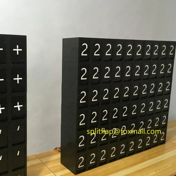split flap letter display board for sale board number display board