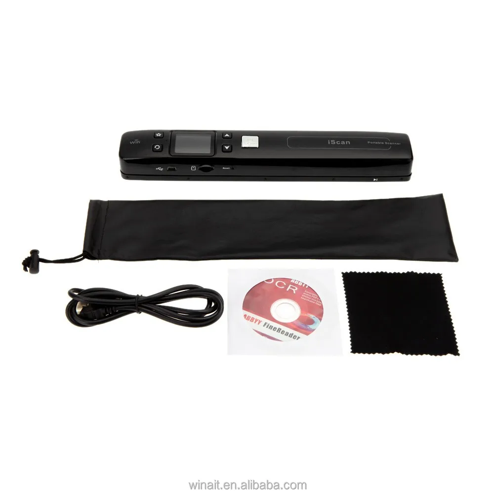 High Speed Portable Scanner A4 Size Document Scanner 1050DPI JPG/PDF Support 32G TF Card Mini Scanner Pen with Pre View PIcture