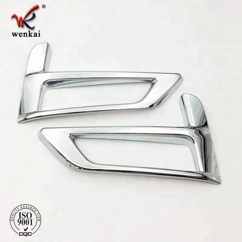 Front Fog Light Lamp Cover Garnish ABS Chrome Car Accessories For Nissan Serena C27 2016-2018