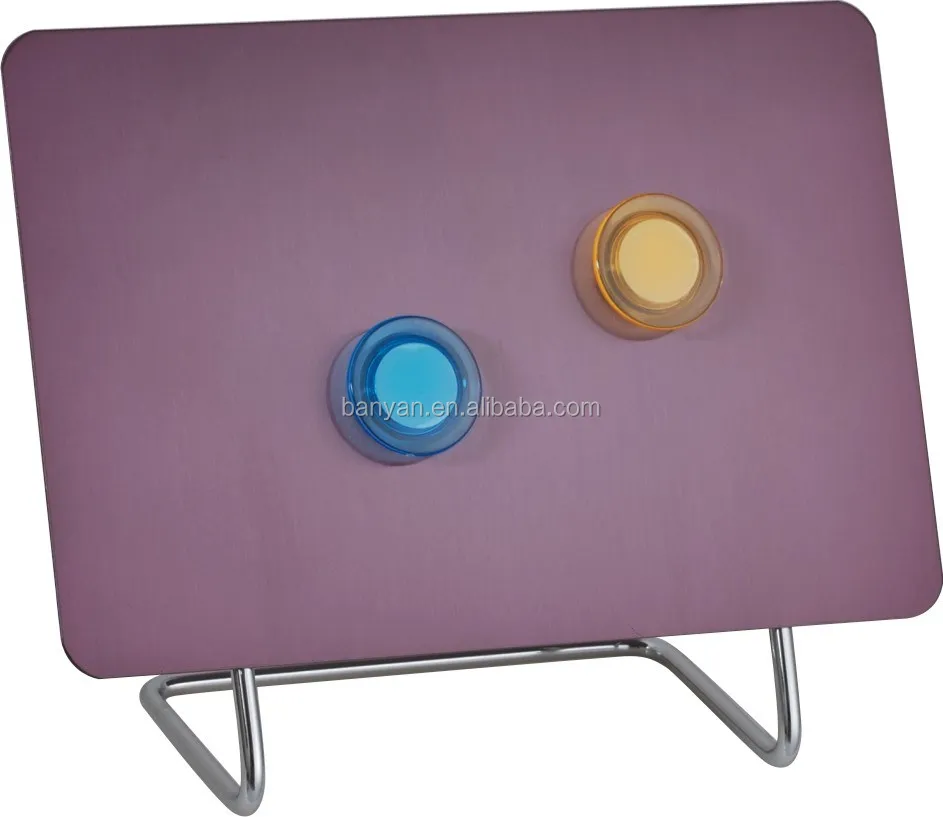 
Office And School Desk Use Small Stainless Steel Magnetic Message Board 