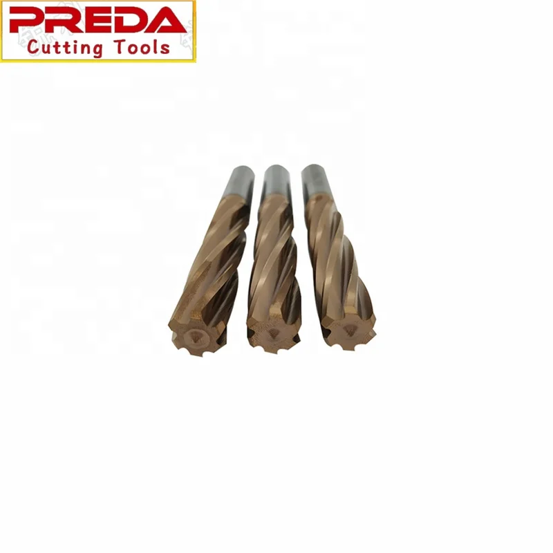 Tungsten Milling Tools 6 Flutes coated Solid Carbide Reamer