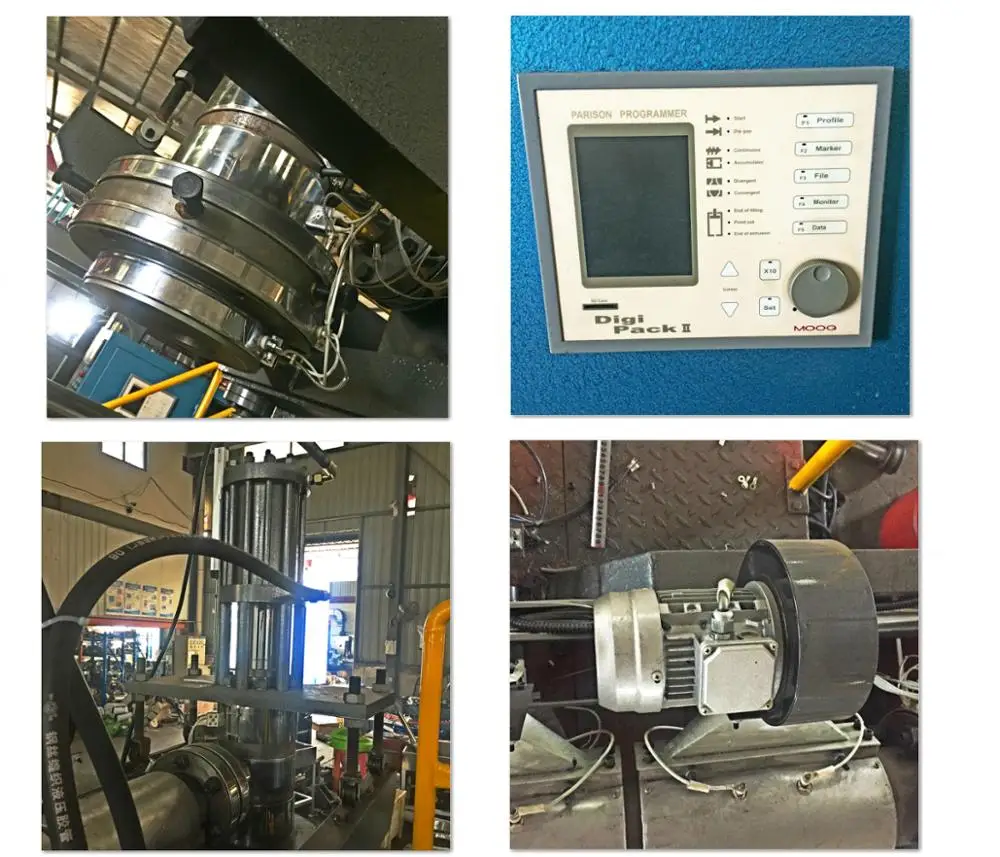 
PC HDPE Hydraulic extrusion plastic blow molding machine 