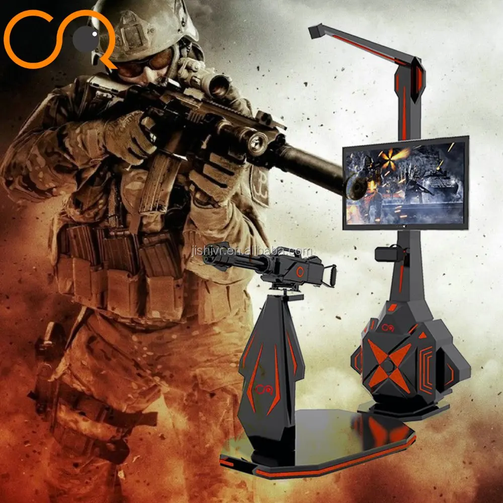 Gatlin VR shooting game machine 9D simulator