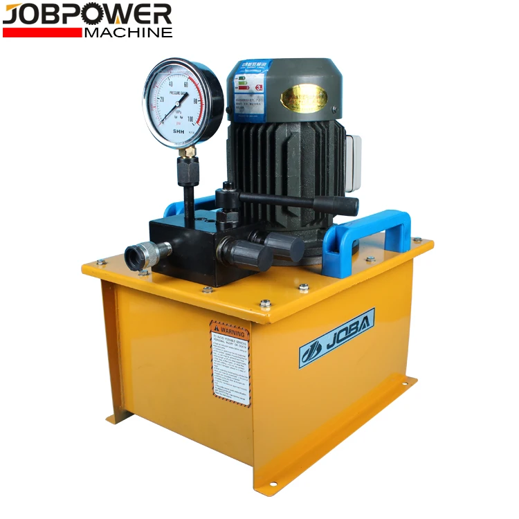 wrench jack small mini high pressure test portable driven 700bar motor with 24v power steering 220v  hydraulic electric pump