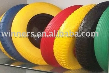 16x4.80/4.00-8 PU пены заполненный тачка колеса