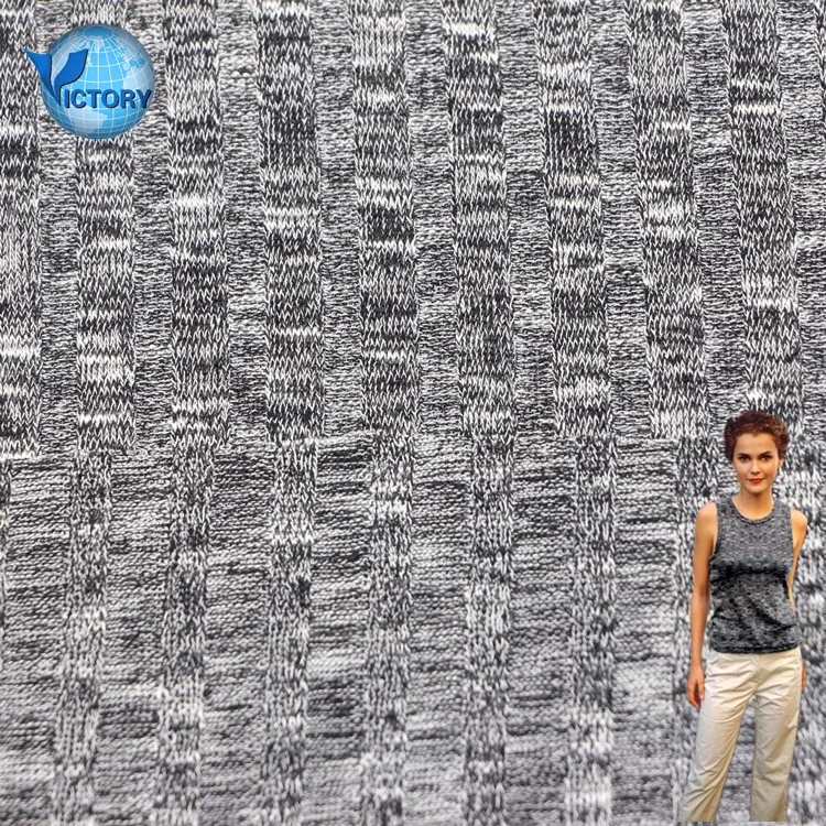 up down needle single jersey fabric