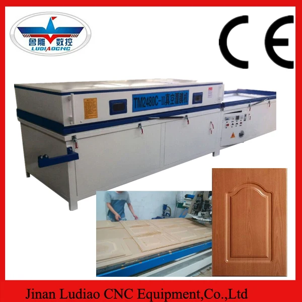 Youtube горячей продажи ПВХ мембраны вакуумного горячего пресса машина/шпона вакуумный пресс машина для