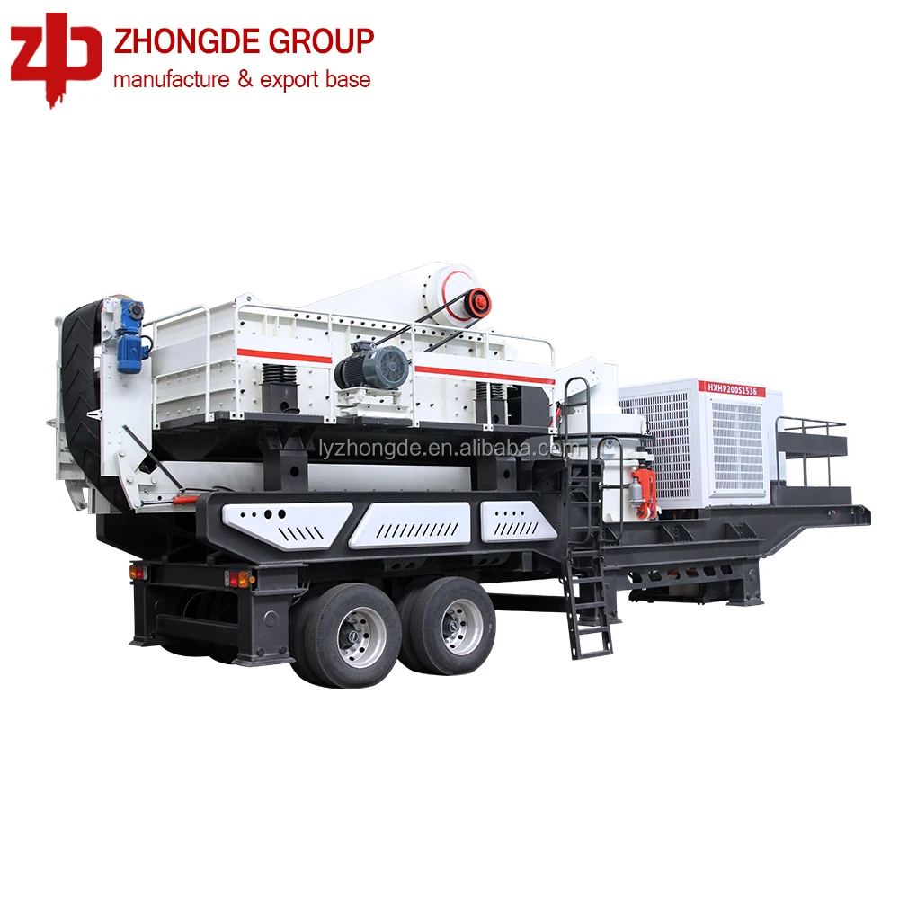 mobile crusher moving jaw crusher movable crushing plant