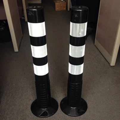BLACK PU Traffic Flexible Delineator Post