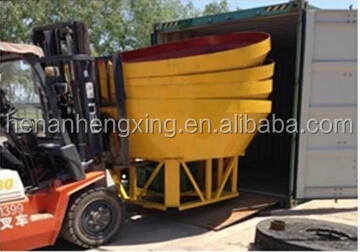 Two Roller Wet Pan Mill Grind Gold Machine