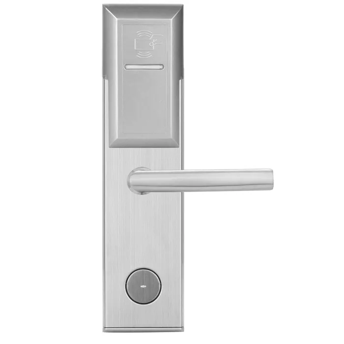 Special flat handle resort rfid hotel keyless card door lock