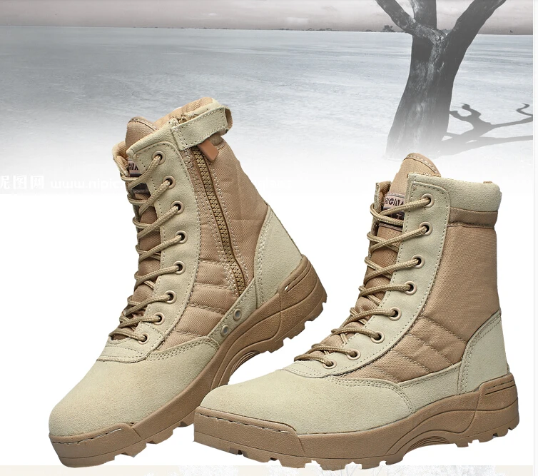Мужские военные тактические ботинки, водонепроницаемая Нескользящая уличная дорожная обувь, черные кроссовки для мужчин, походная обувь на молнии