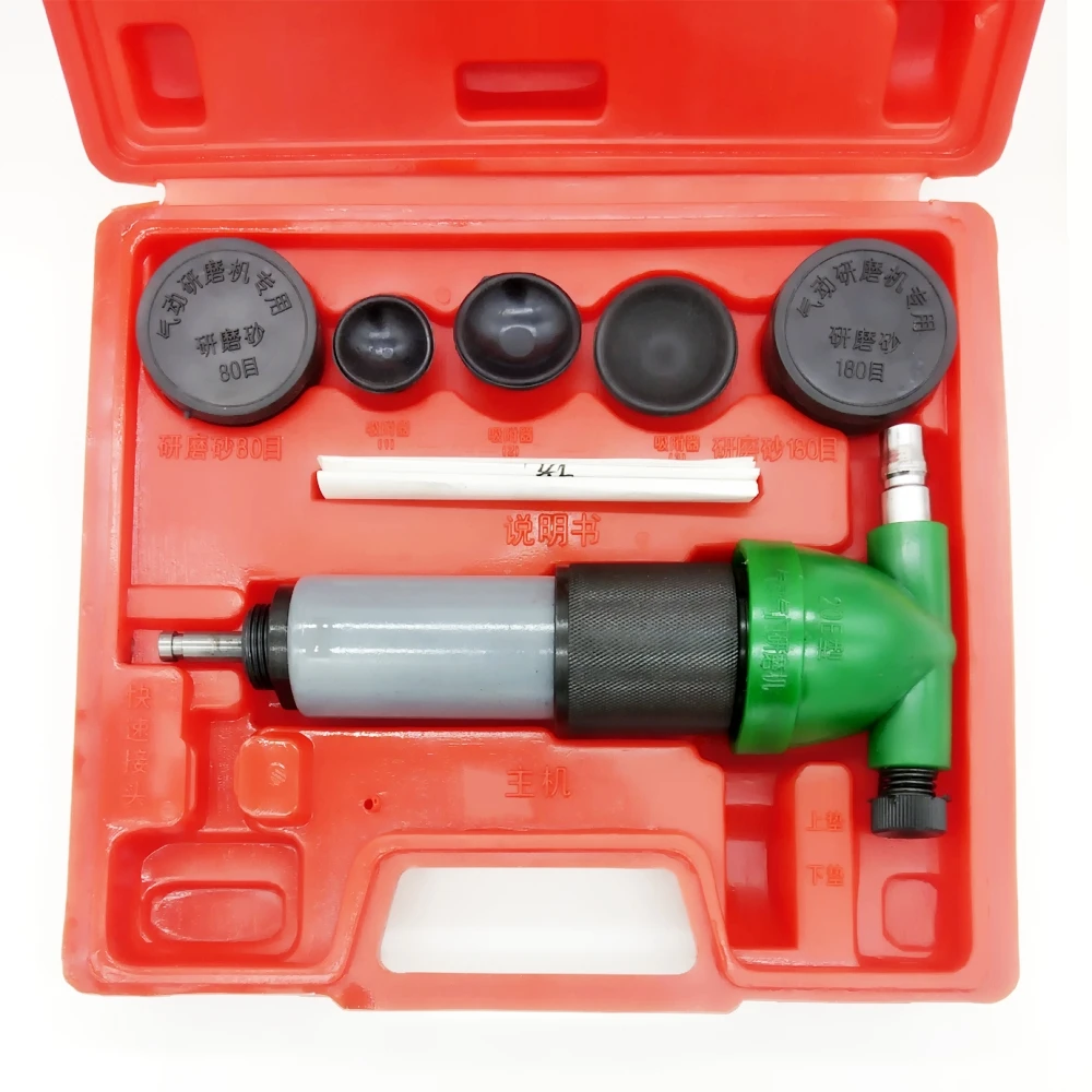 Air Operated Valve Lapper Automotive Engine Repair Tool Pneumatic Valve Grinding Machine Valve Seat Lapping Kit Car Grind