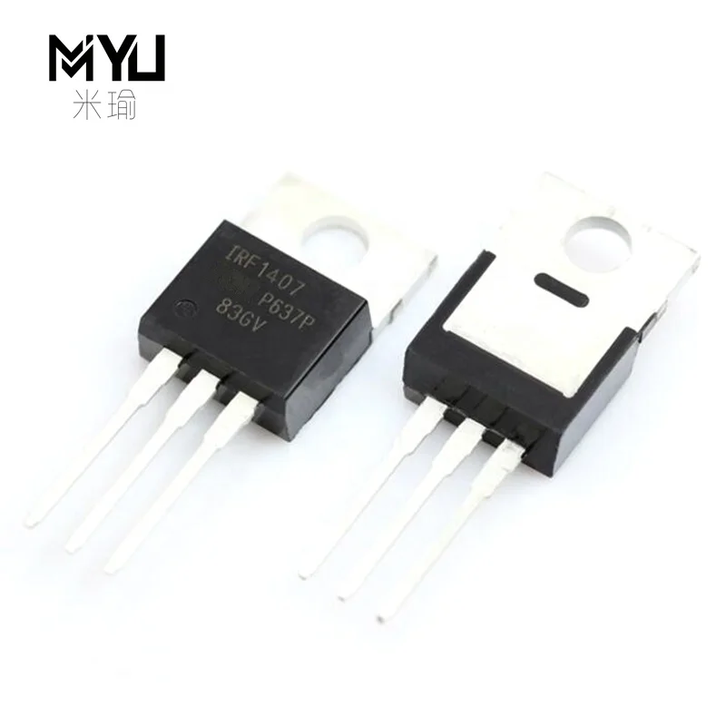 ТРАНЗИСТОР полевого эффекта IRF1407PBF IRF1407 MOSFET TO-220 новый оригинальный по низкой цене