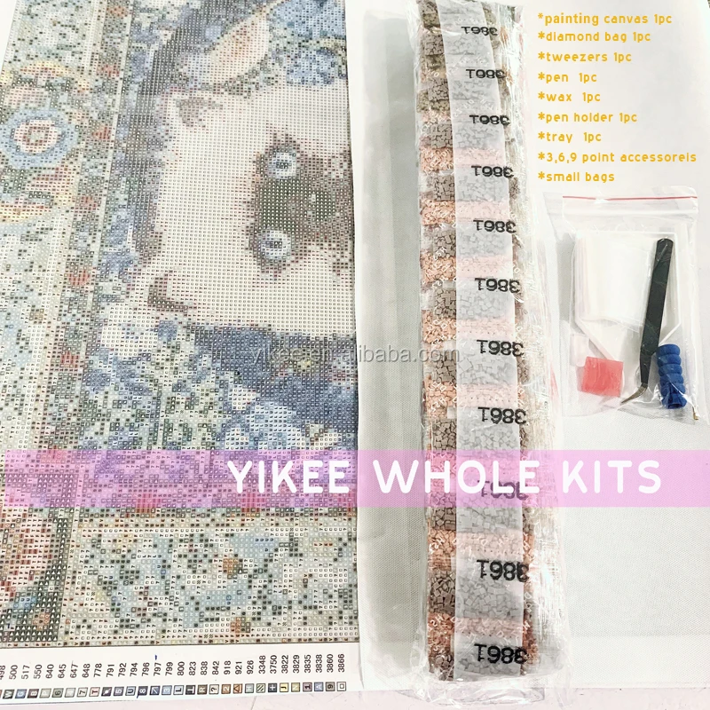 
h2615 YIKEE 5d diamond painting kit,Flying horse diamond painting full 